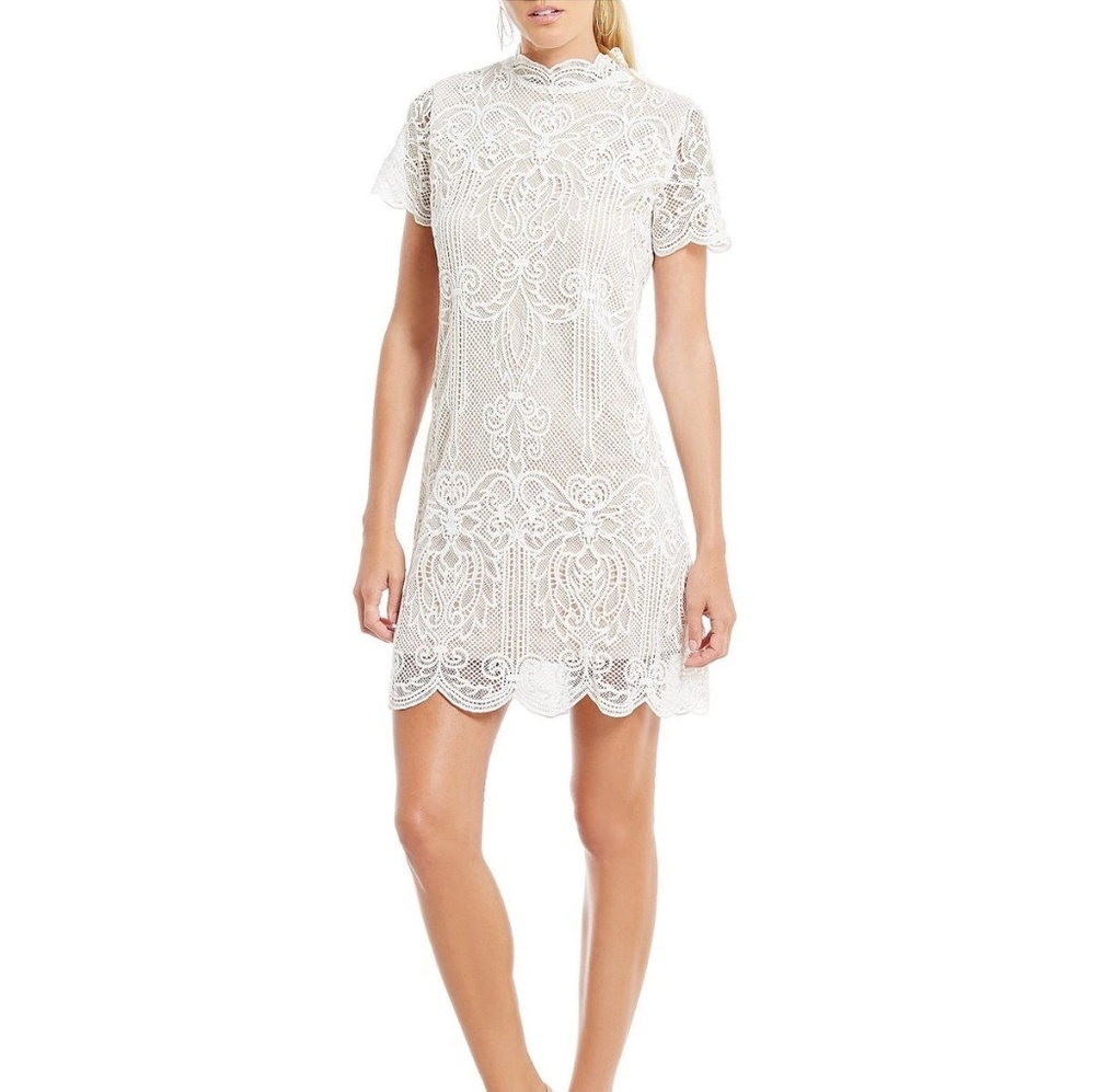 Dillards off-white dress